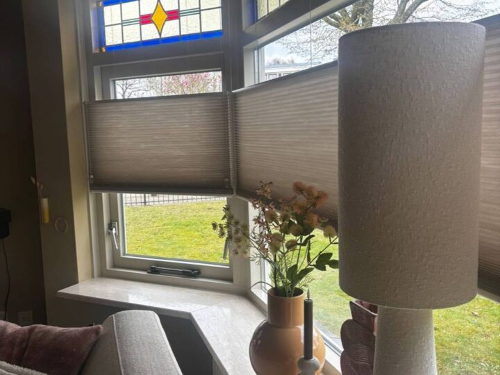Complete metamorfose met PVC visgraat en plisses foto 4