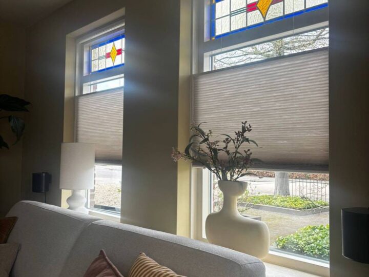 Complete metamorfose met PVC visgraat en plisses foto 9