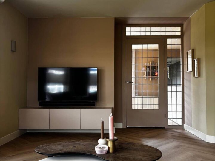 Complete metamorfose met PVC visgraat en plisses foto 10